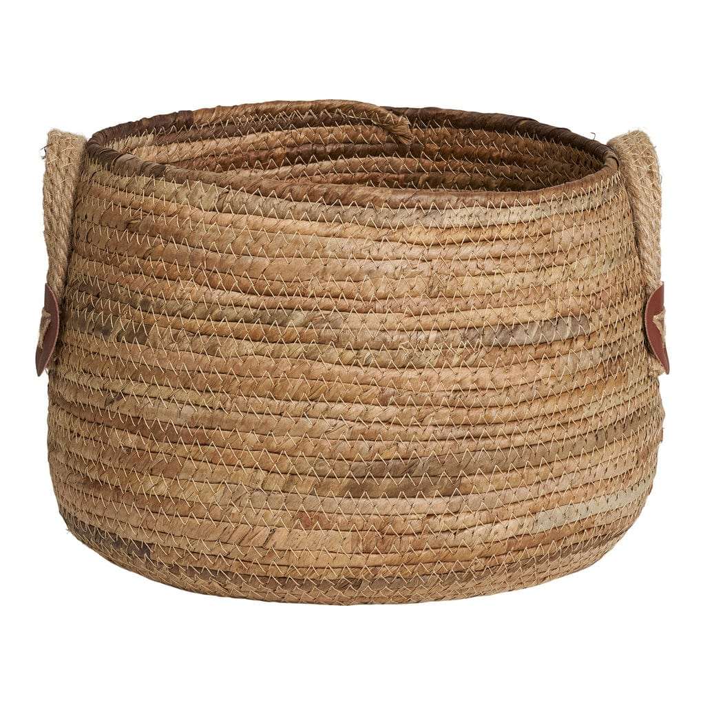Aosta Natural Banana Leaf Baskets – Set for home storage or decor.