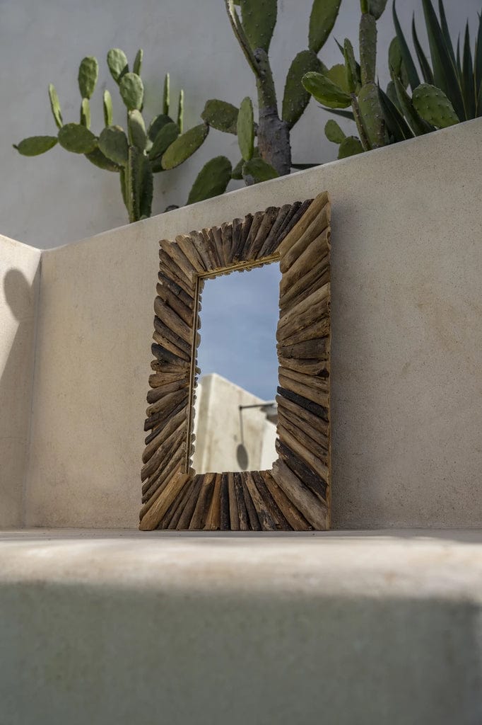 The Driftwood Framed Mirror
