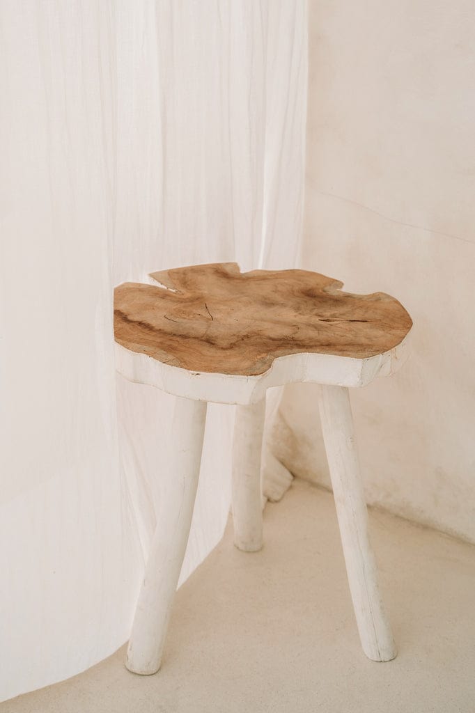 Organic Side Table - Natural White