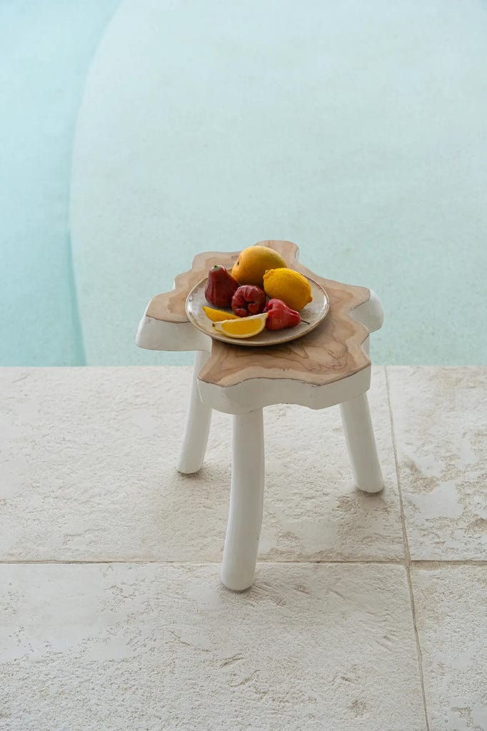 Organic Side Table - Natural White