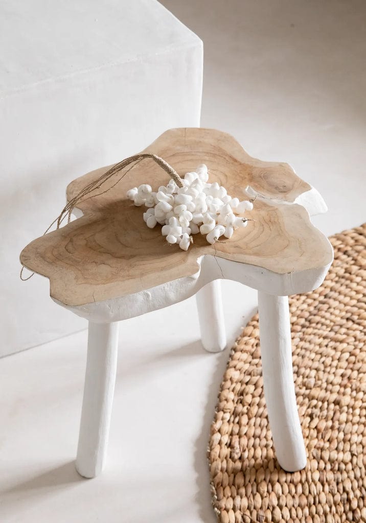 Organic Side Table - Natural White