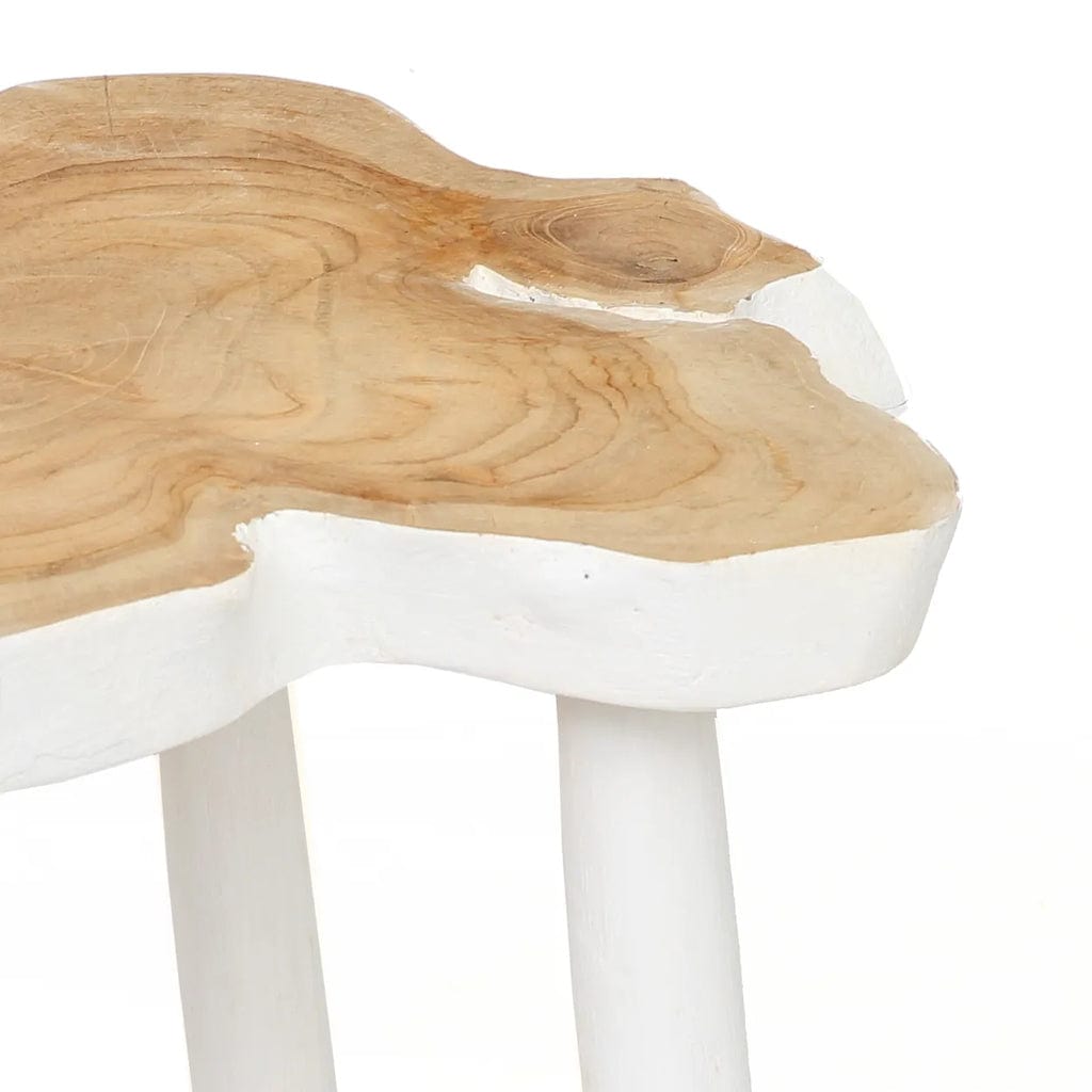 Organic Side Table - Natural White