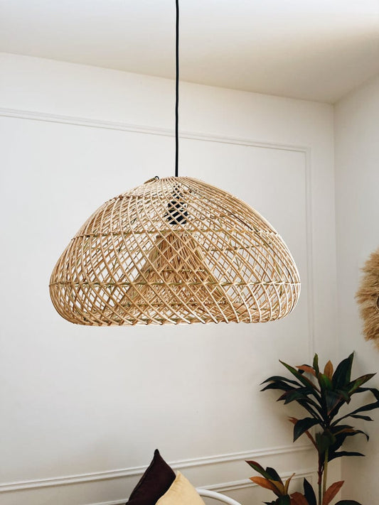The Dilor Rattan Lampshade