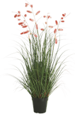 "Image: 100cm Artificial Centipede Grass Plant - Effortlessly elegant faux plant, no maintenance required. Stands tall, adds striking touch to any space. Safe for all environments."