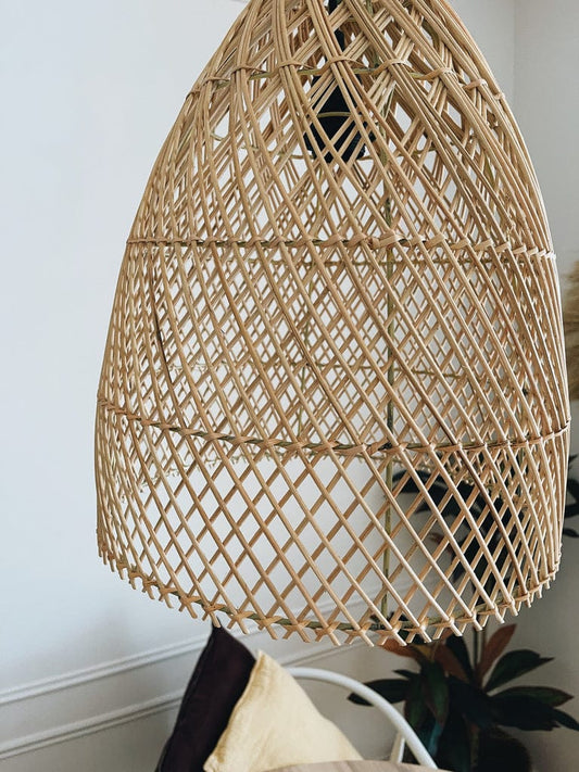 Woven Rattan Lampshade - Large 35cm diameter