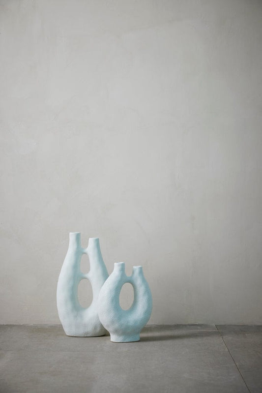 The Ayla Decor Vase h30 cm White