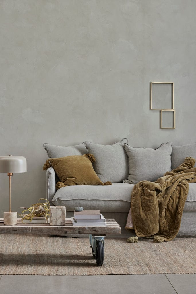 Austin Photo Frame 20 cm x 15 cm in chic light gold, displayed on a modern stylish wall.