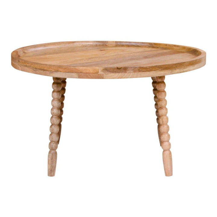 Natural Mango Wood Coffee Table - Round Ø60x35 cm - 