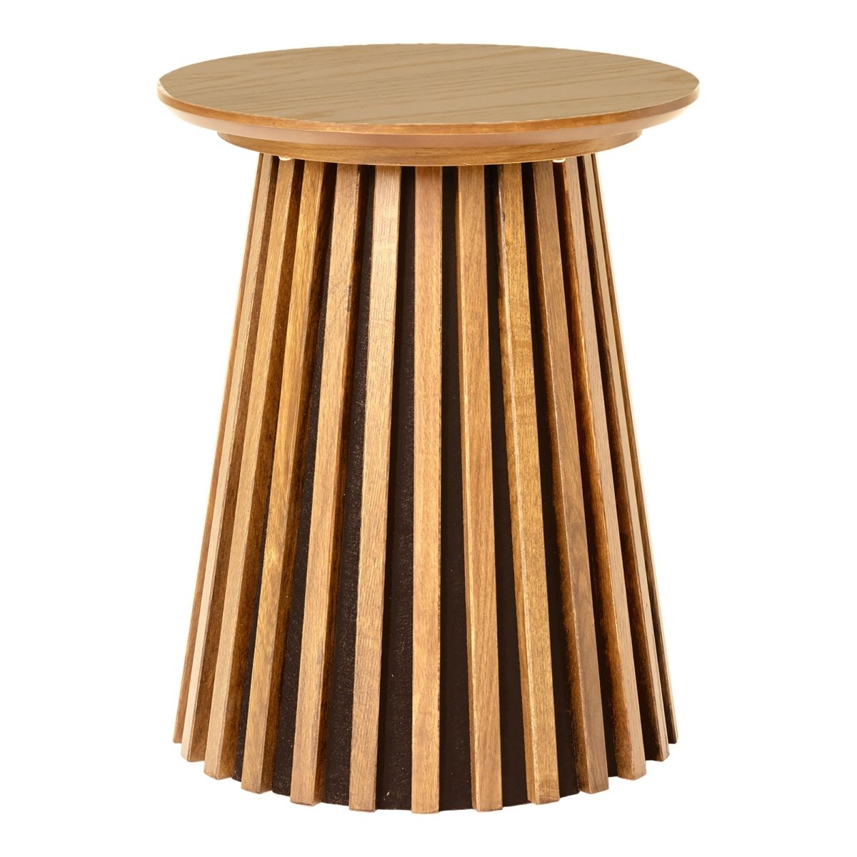 Osaka Side Table - Natural Oak Veneer Ø40x50 cm - 