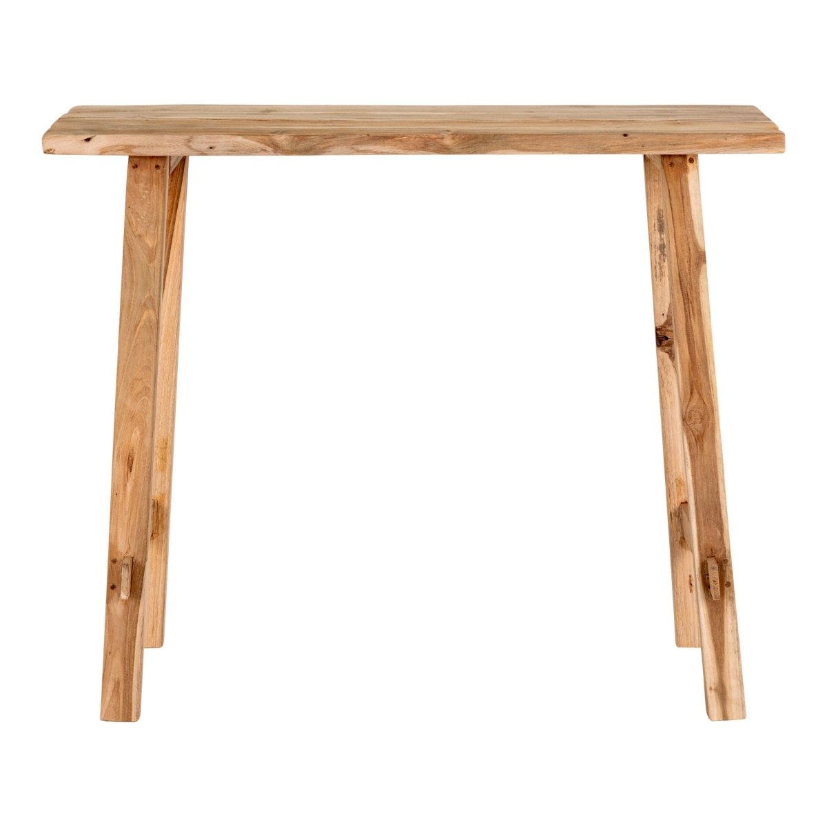 Teak Console Table – Natural Finish 90x40x80 cm - 