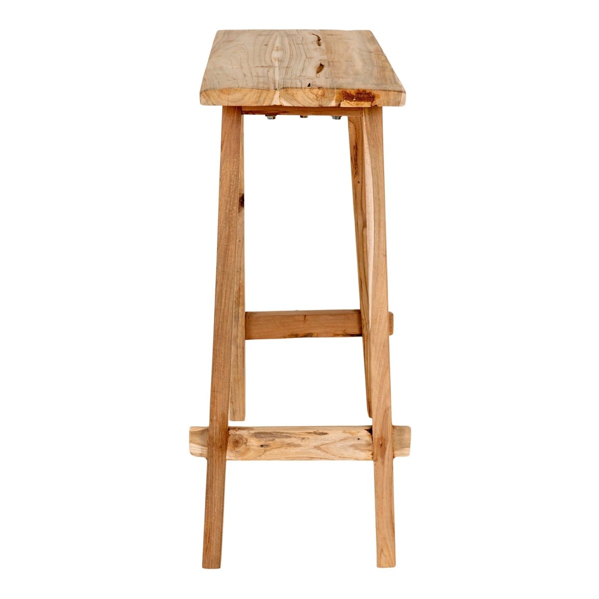 Teak Console Table – Natural Finish 90x40x80 cm - 