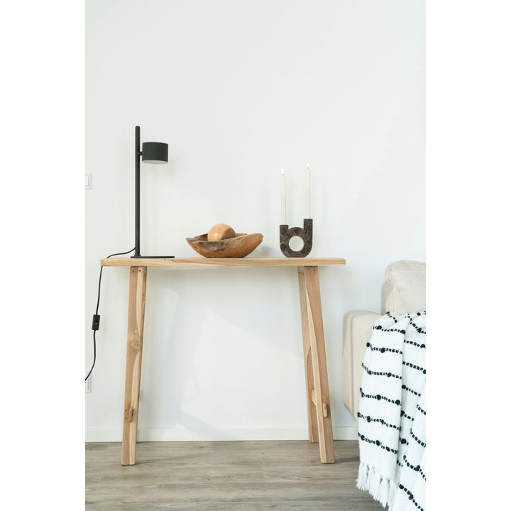 Teak Console Table – Natural Finish 90x40x80 cm - 