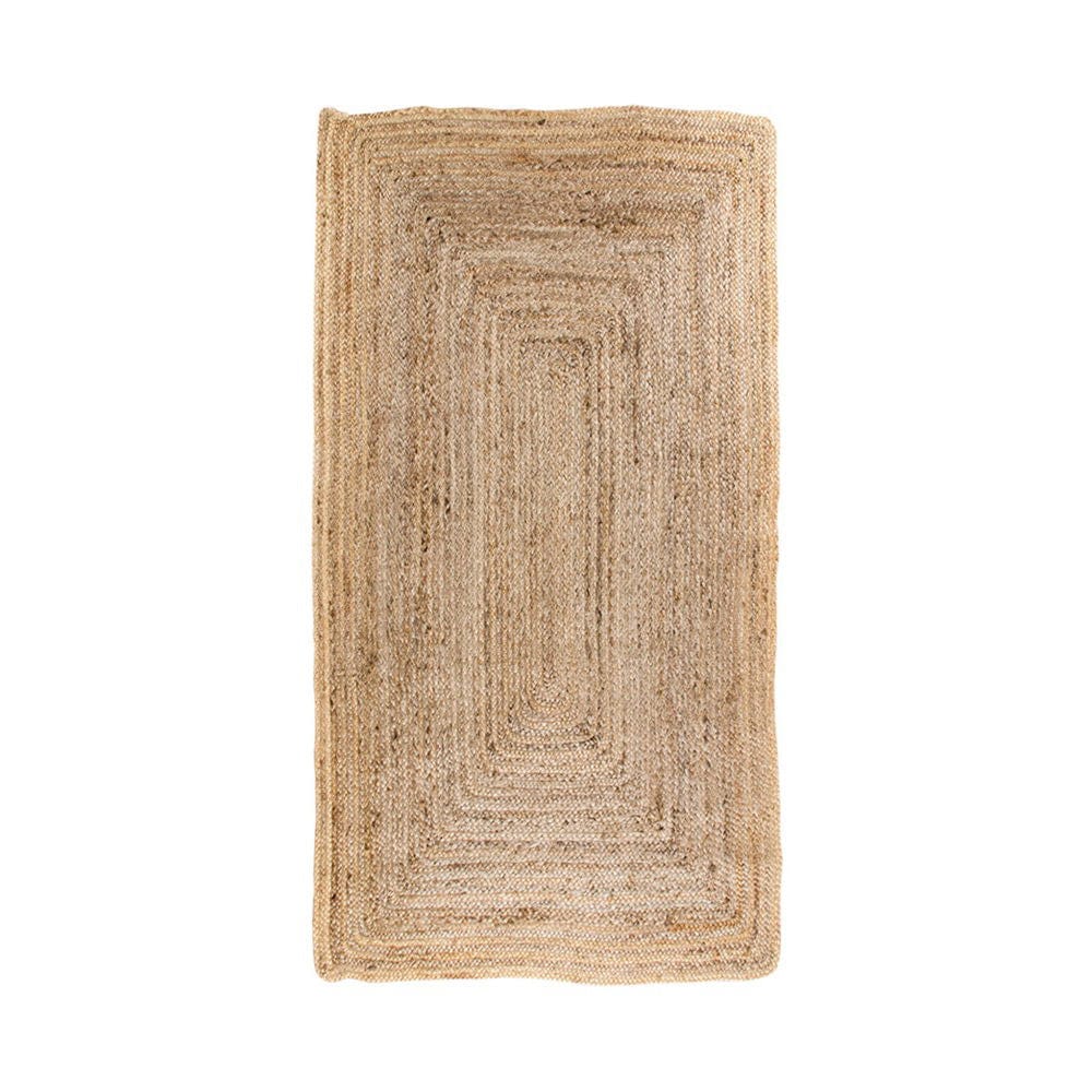 Bombay Rug – Natural Braided Jute | 65x135 cm Eco-Friendly Rug