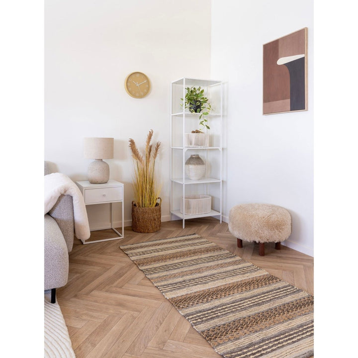 Morena Handwoven Hallway Runner - Natural/Ivory 80x180 cm - 