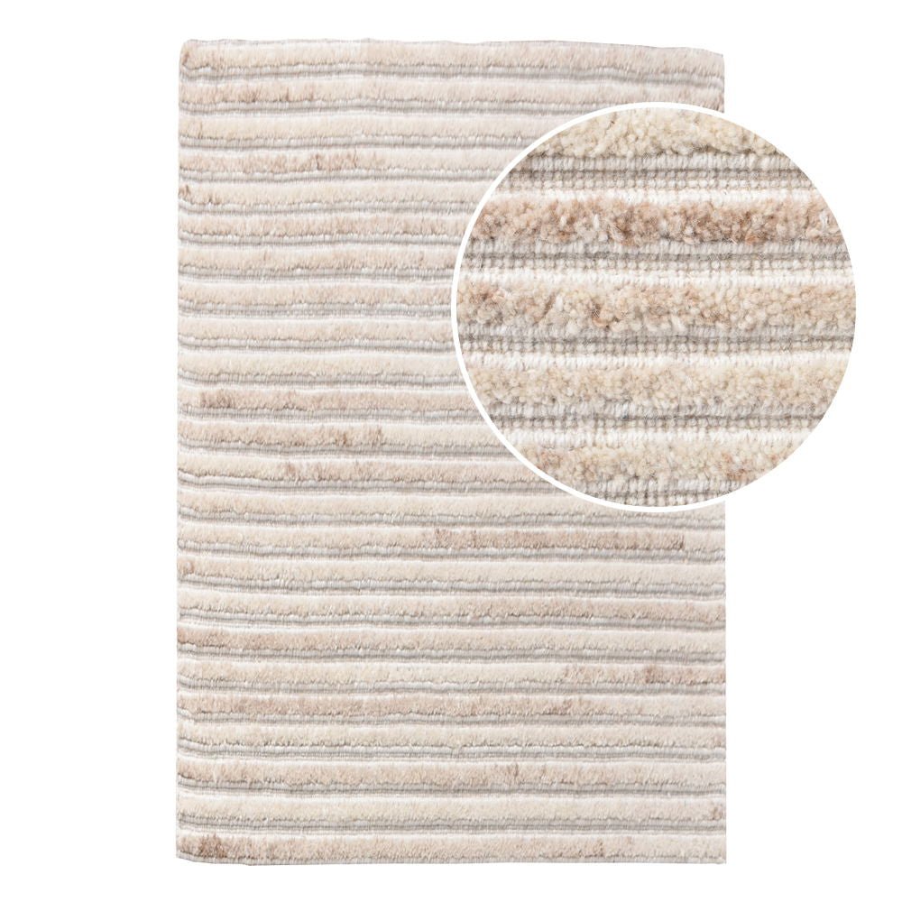 Mango Doormat – Ivory | Hand - Tufted Wool & Cotton 60x90 cm - 