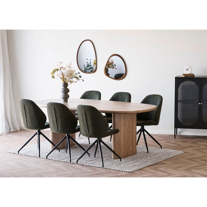 Luxon Mirror – Organic Wood Finish 44x48 cm - 