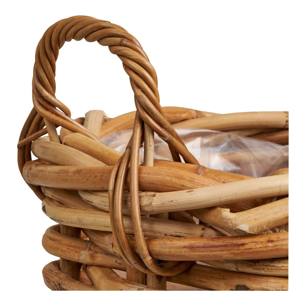 The Burton Natural Kubu Rattan Baskets - Set of 3 - 