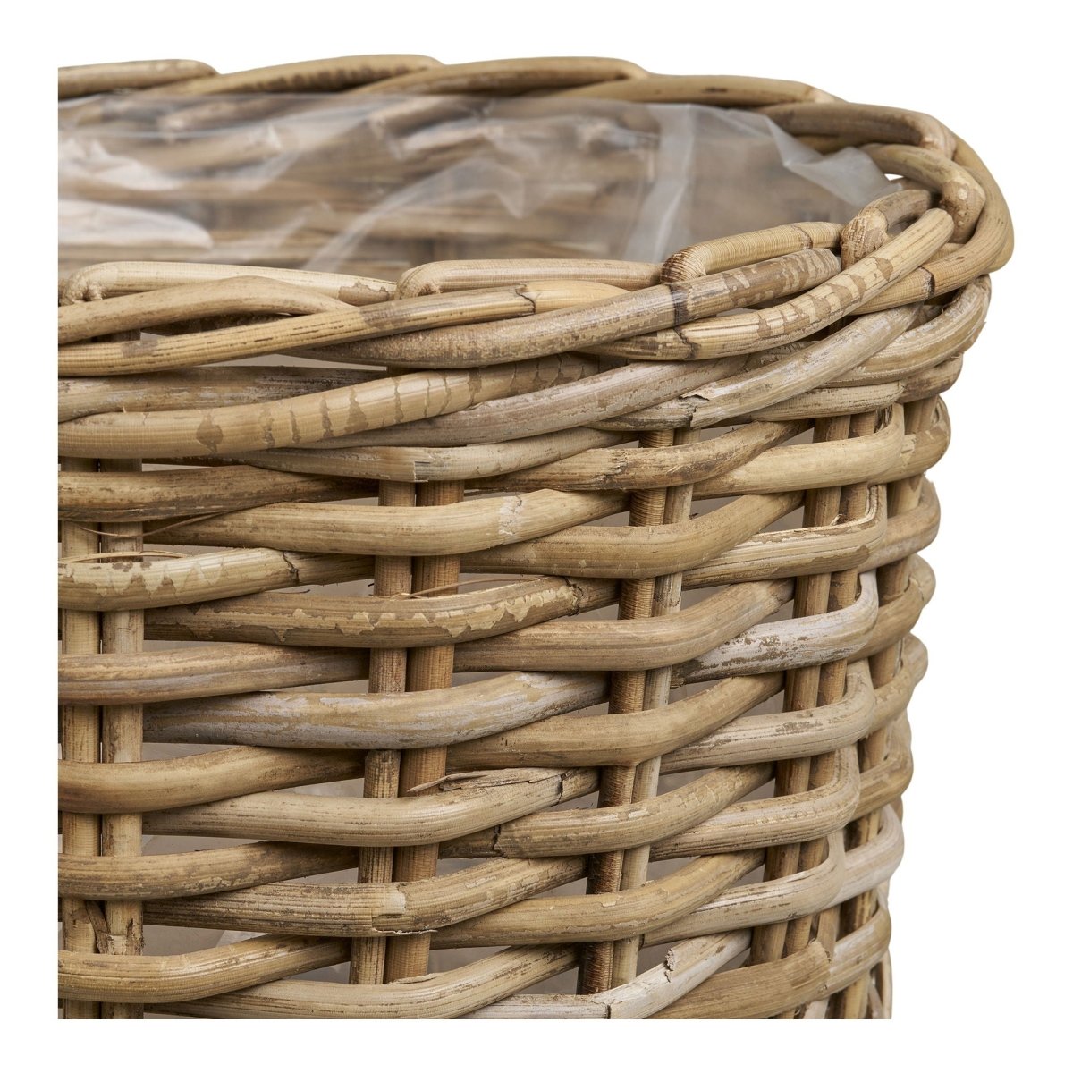 The Kalak Natural Kubu Rattan Baskets Set of 2 - 