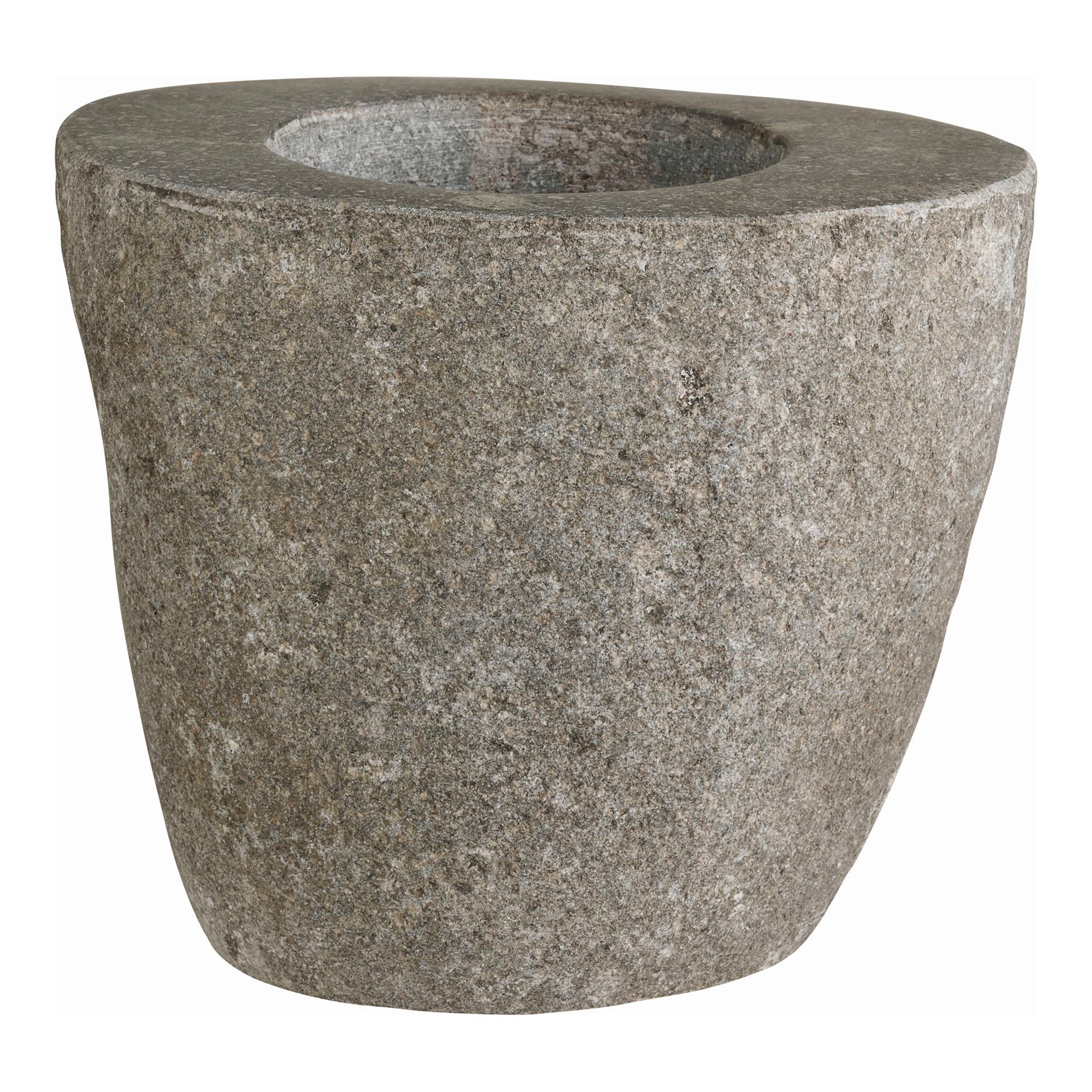 Riverstone Storage Jar – Natural Stone | 10 cm