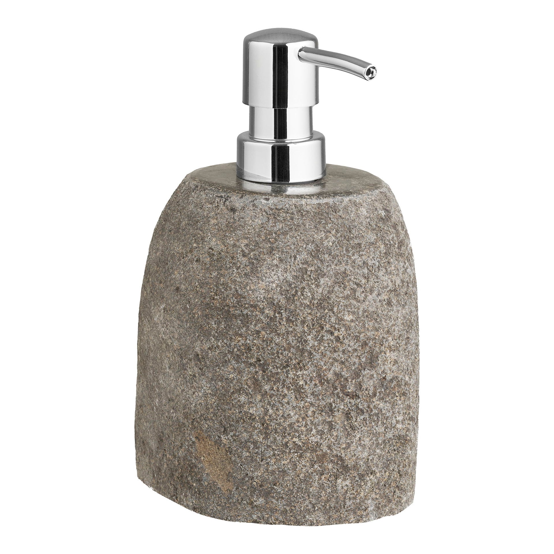 Riverstone Soap Dispenser – Natural Stone | 11x8x18 cm