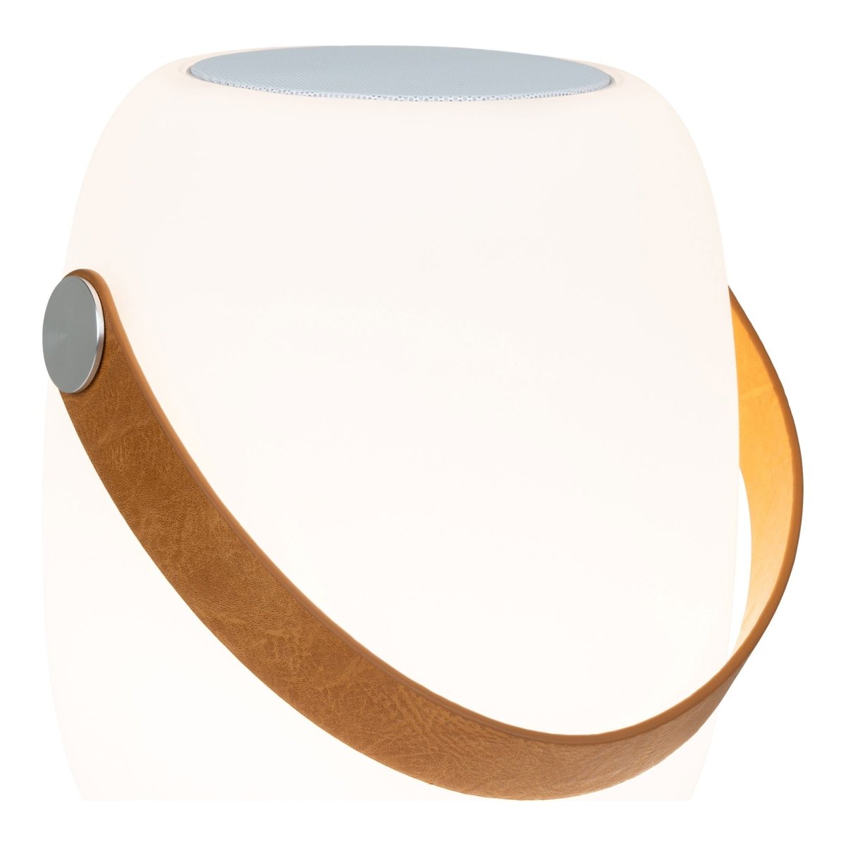 Cardiff LED Lamp – White | Rechargeable with Bluetooth Speaker | 18 cm - 