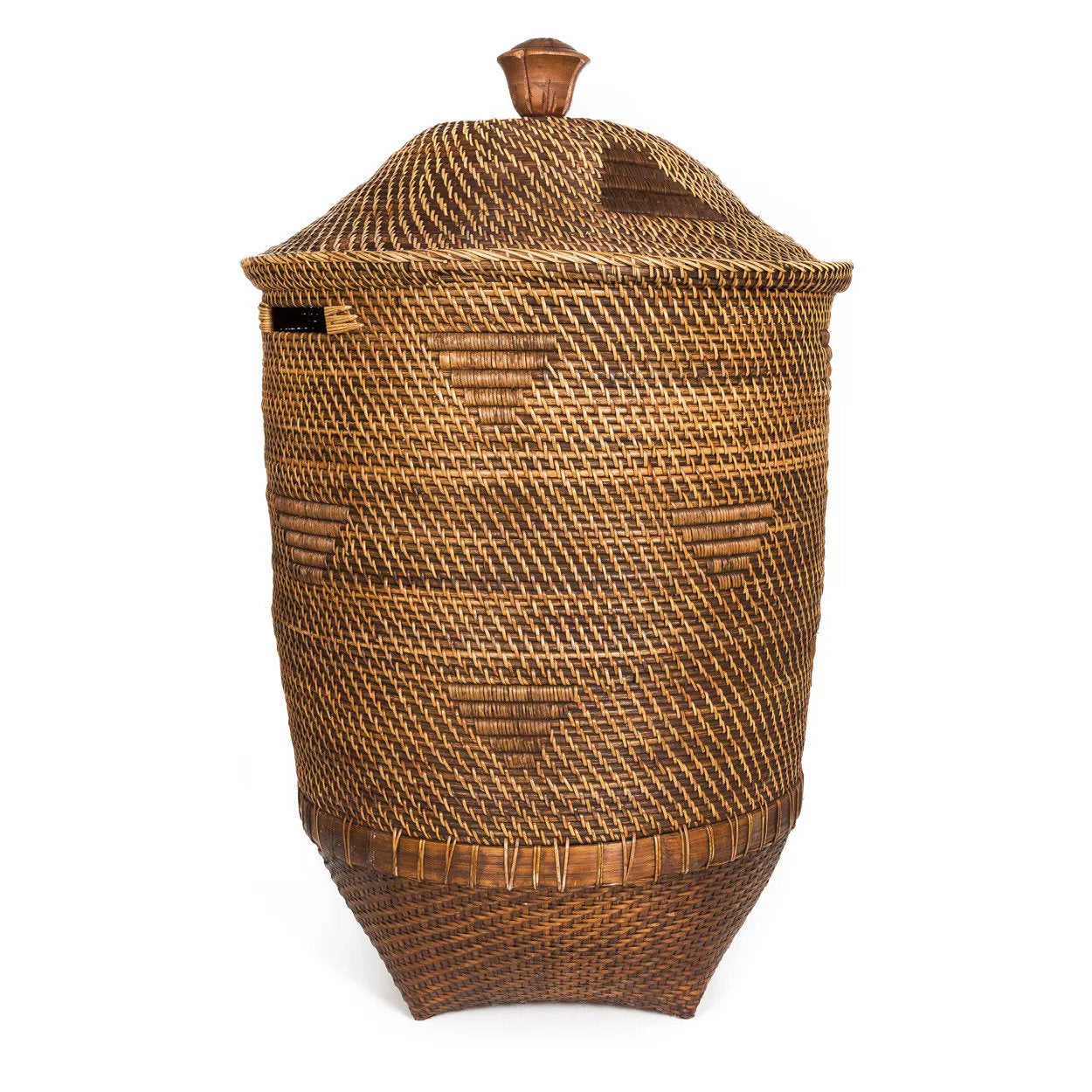 The Colonial Laundry Basket – Natural Brown XL | Handwoven Rattan Storage