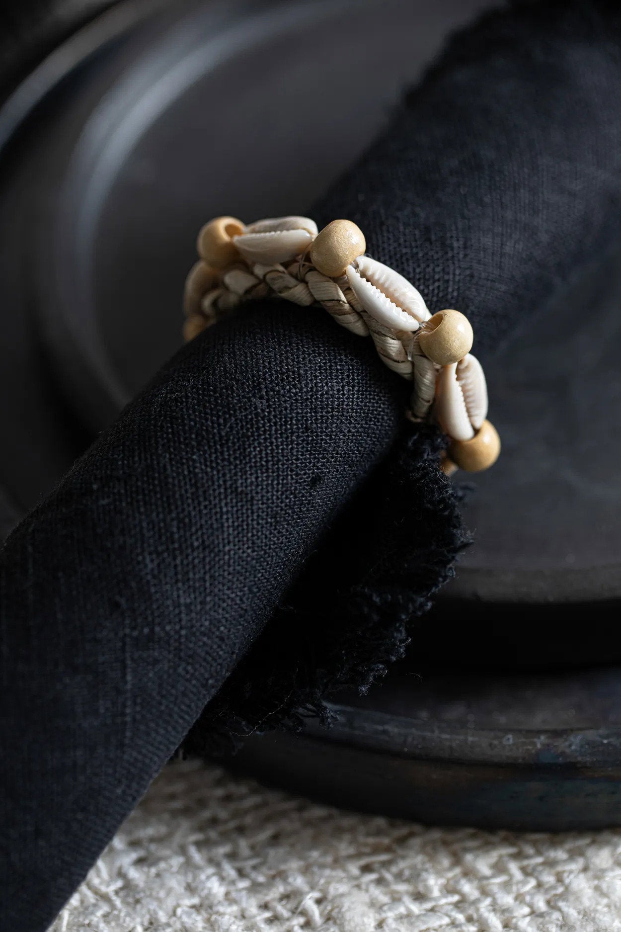 The Shell Napkin Ring – Set of 4 | Coastal Table Décor