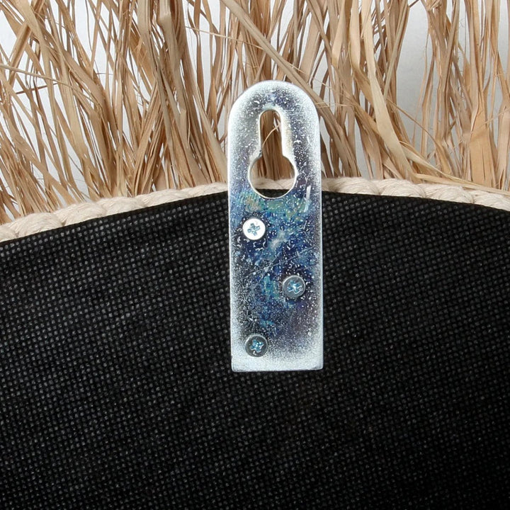 The Raffia Cowrie Mirror - Natural White - 