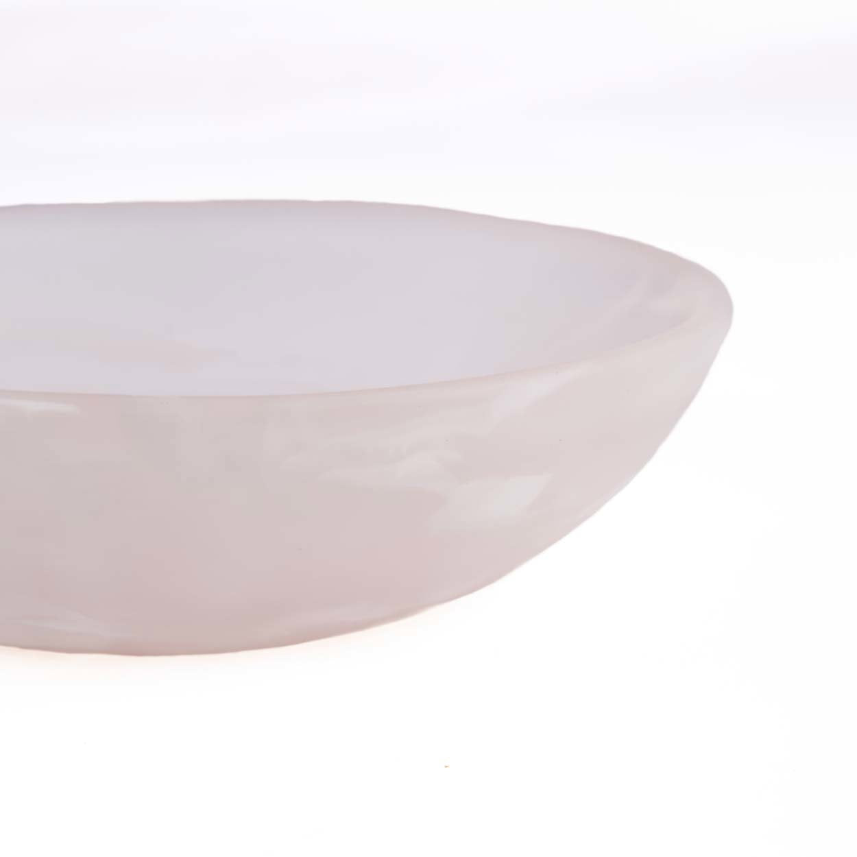 The Resin Organic Bowl - Pink White - M - 