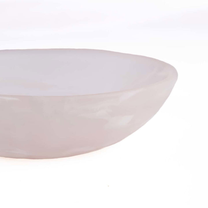 The Resin Organic Bowl - Pink White - M - 