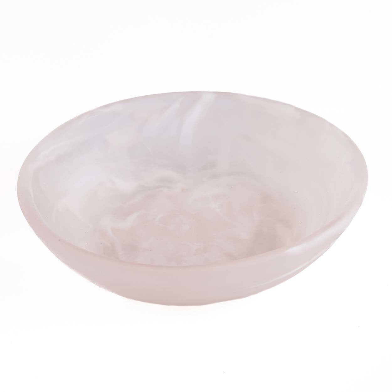 The Resin Organic Bowl - Pink White - M - 