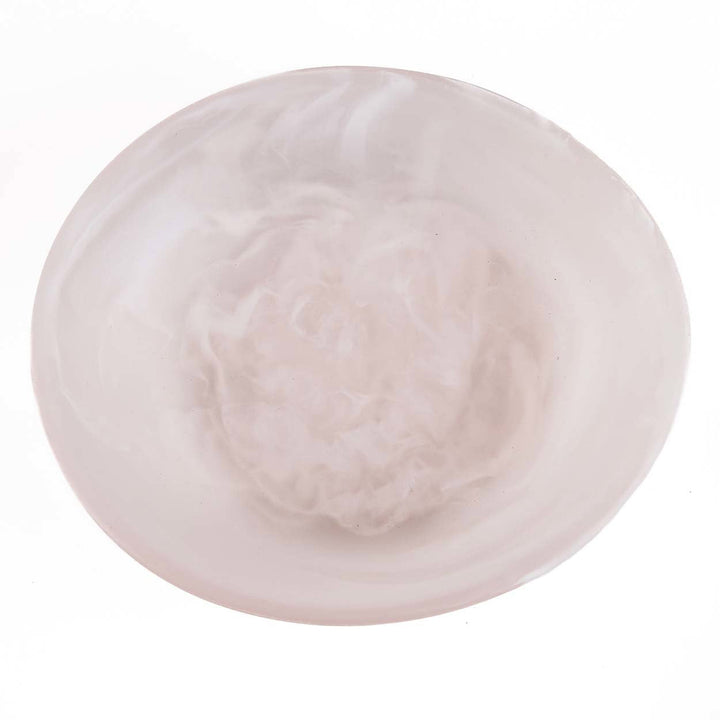 The Resin Organic Bowl - Pink White - M - 
