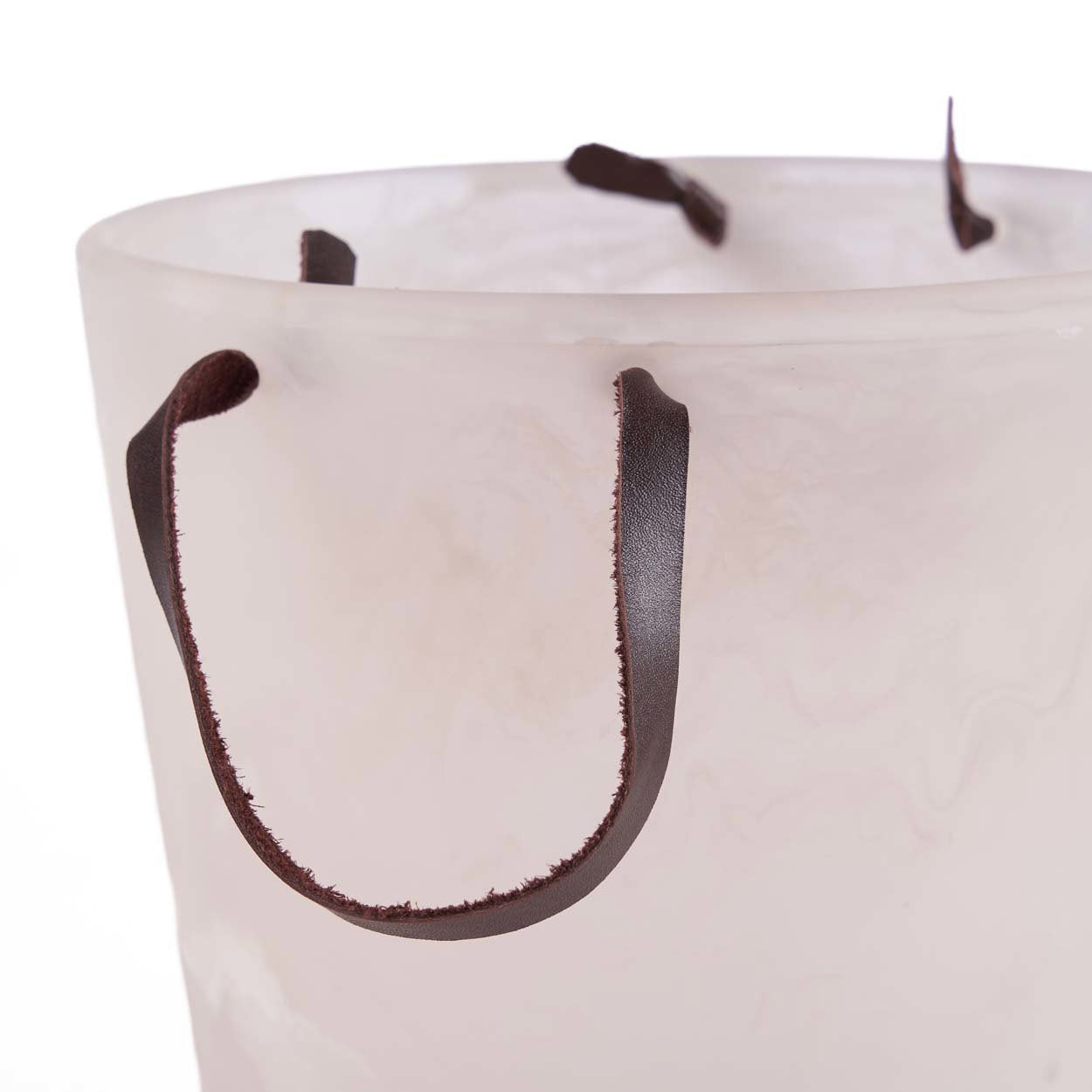 Secchiello Ghiaccio in Resina – Rosa e Bianco | Design Moderno | 23 cm