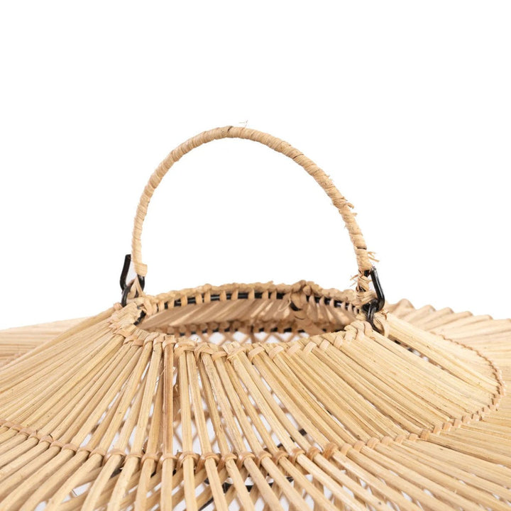 The Batu Bolong Pendant Lamp – Natural Rattan – M -