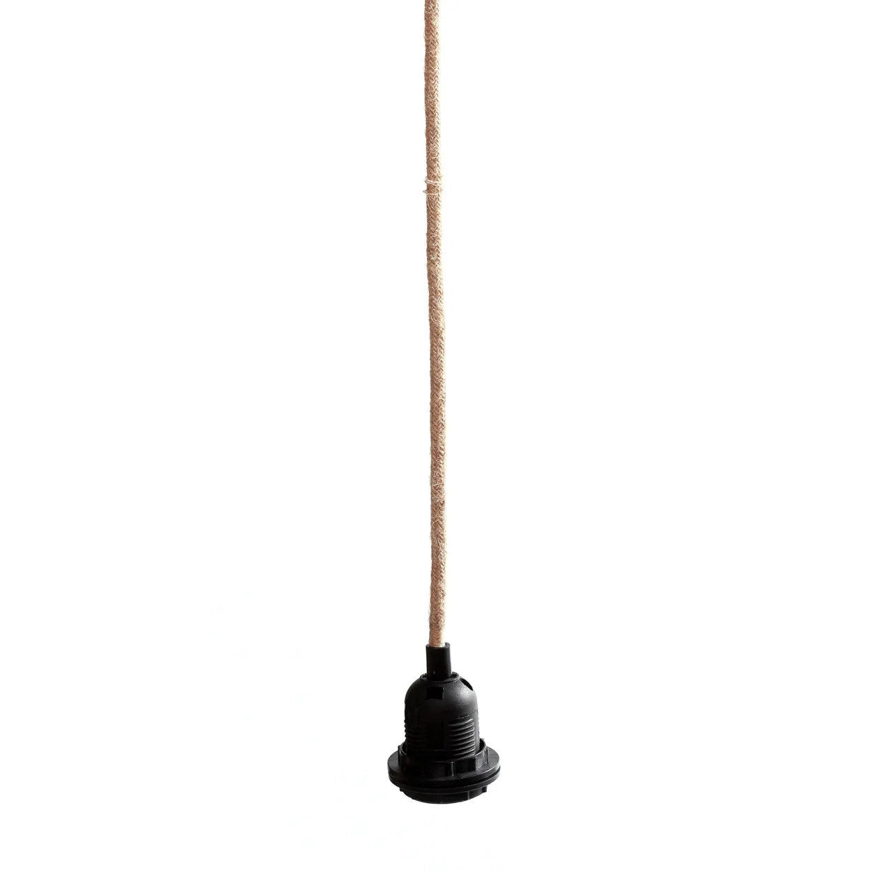 Filo naturale per lampade a sospensione in rattan, attacco E27, 250 cm