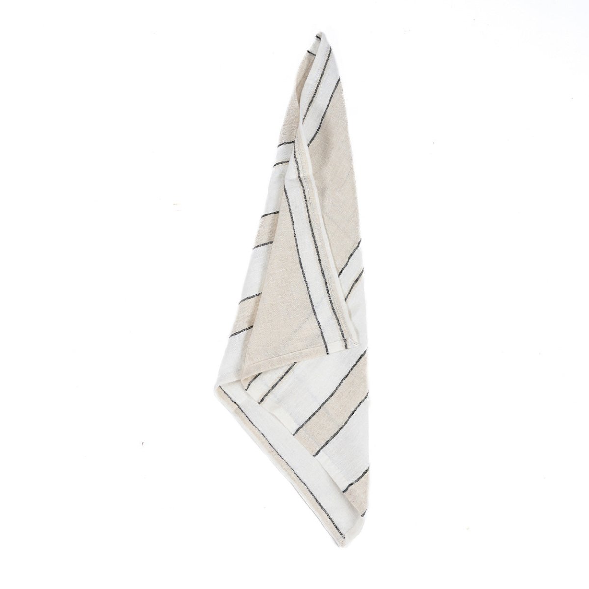 The Provence Napkin - Natural Black and White - 45 x 45 cm - 