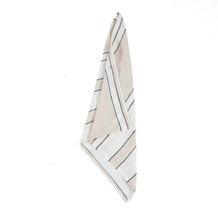 The Provence Napkin - Natural Black and White - 45 x 45 cm - 