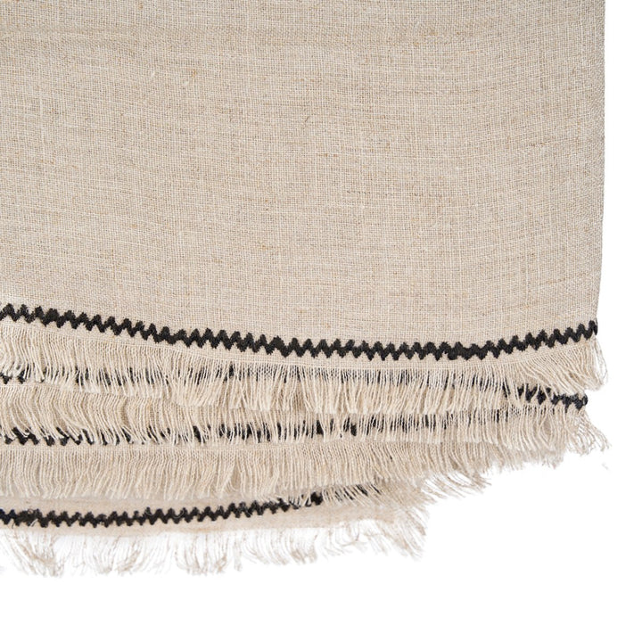 Tuscan Tablecloth - Natural Black - 150 x 300 cm - 