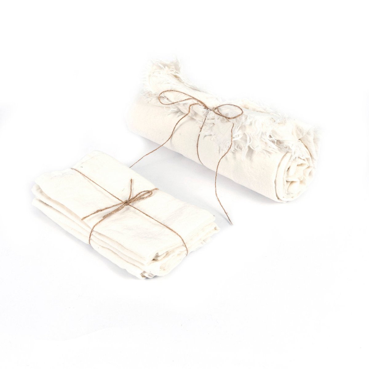 The Linen Tablecloth - White - 150 x 250 cm - 