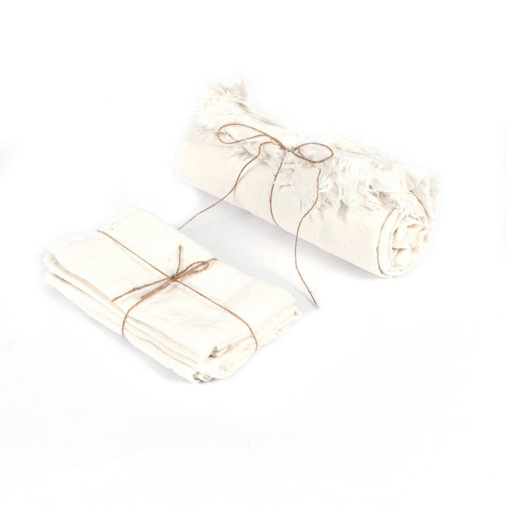 The Linen Tablecloth - White - 150 x 250 cm - 