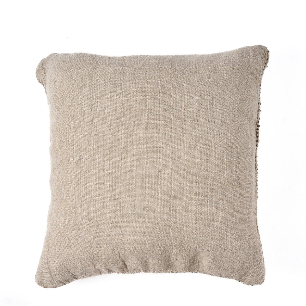 Beige cushion on a white background