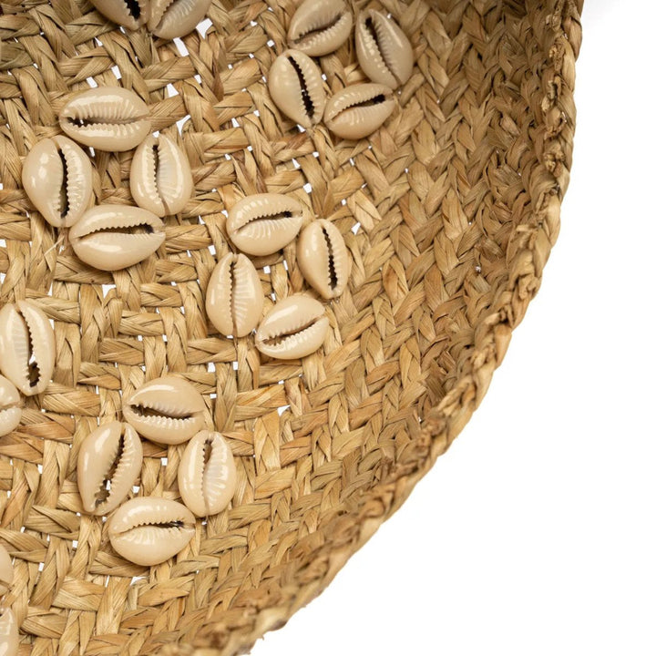 The Caribe Shell Plate - Natural White 42cm diam - 