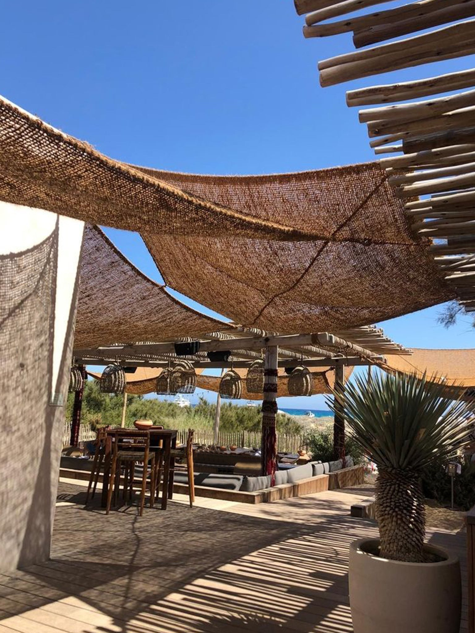 Coco Shade Rectangular – Natural 300x200 | Handwoven Outdoor Canopy