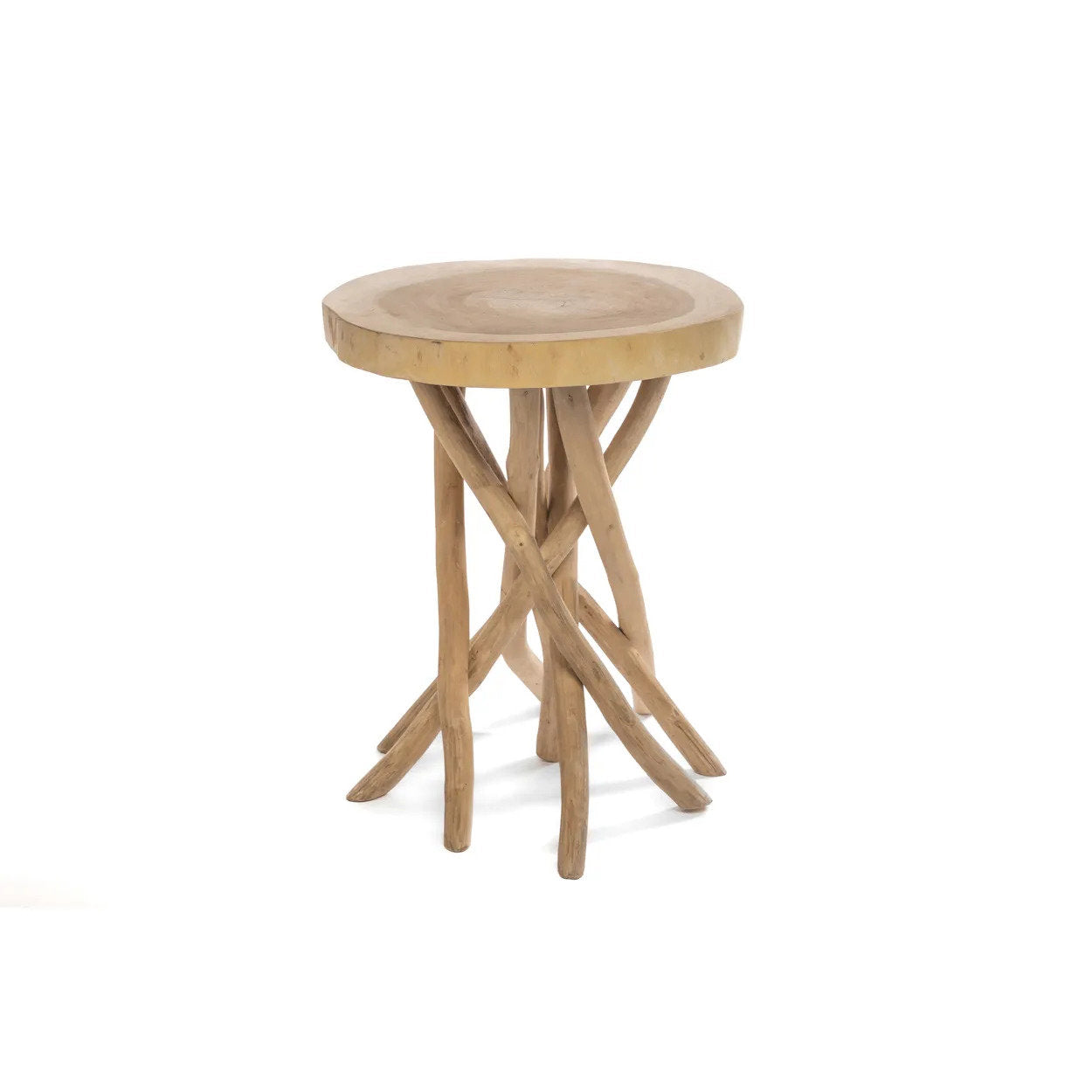 Gili Side Table | Teak Wood Island-Inspired Design