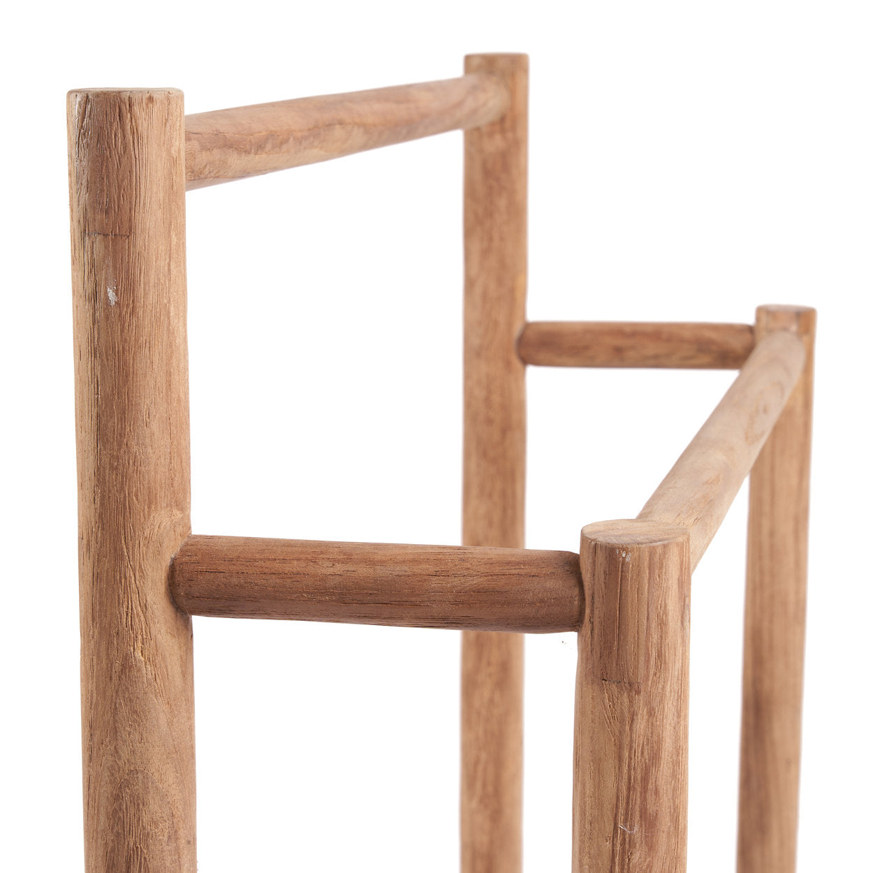 The Rustic Towel Holder – Reclaimed Teak Wood | Natural Bathroom Accent