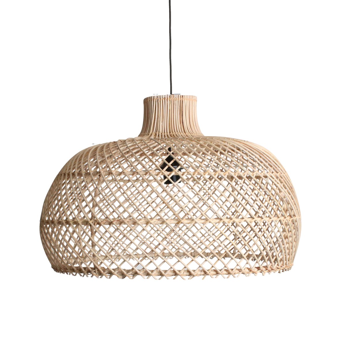 Rattan Pendant Light 57 cm – Maze Natural - 