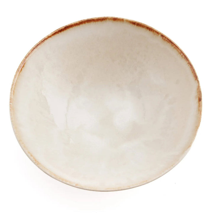 Cascais Large Serving Bowl – Handmade White Ceramic 32 cm -