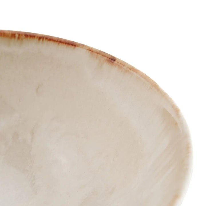 Cascais Large Serving Bowl – Handmade White Ceramic 32 cm -