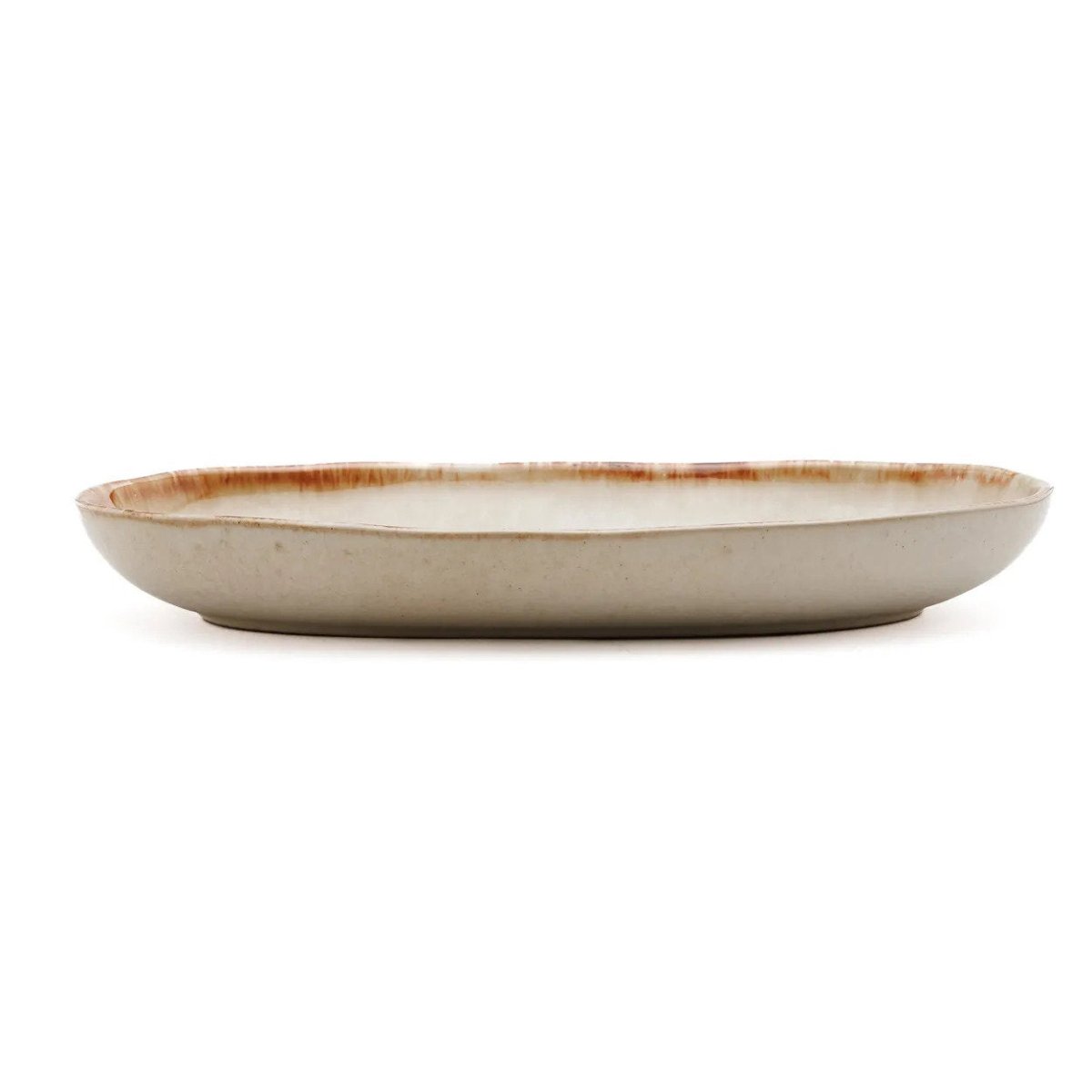 The Cascais Oval Plate – M - Handmade Stoneware Plate - 