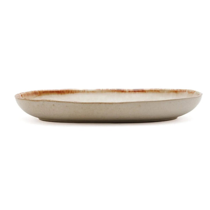 The Cascais Oval Plate – M - Handmade Stoneware Plate - 